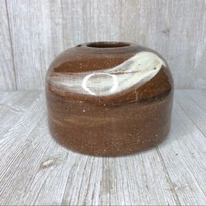 Vintage Modern Handmade Studio Stoneware Vase